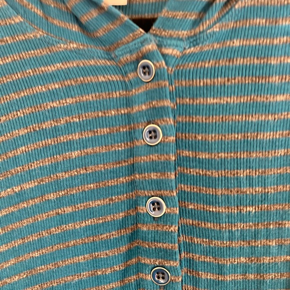 CAbi striped riff hoodie top size S - Picture 3 of 9